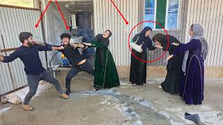 Mehdi being beaten by Mahan and running away from home:Breaking the hand of Pari Bala,Leila andShiva