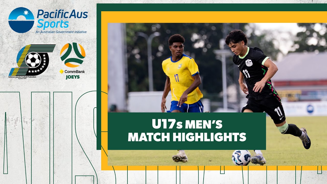 Solomon Islands U-19 v CommBank Joeys | PacificAus Sports Tour 2026 | International Friendly #3