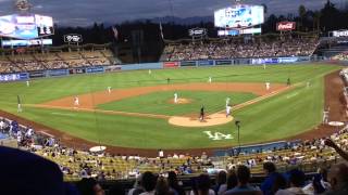 A night in the loge at Dodger Stadium