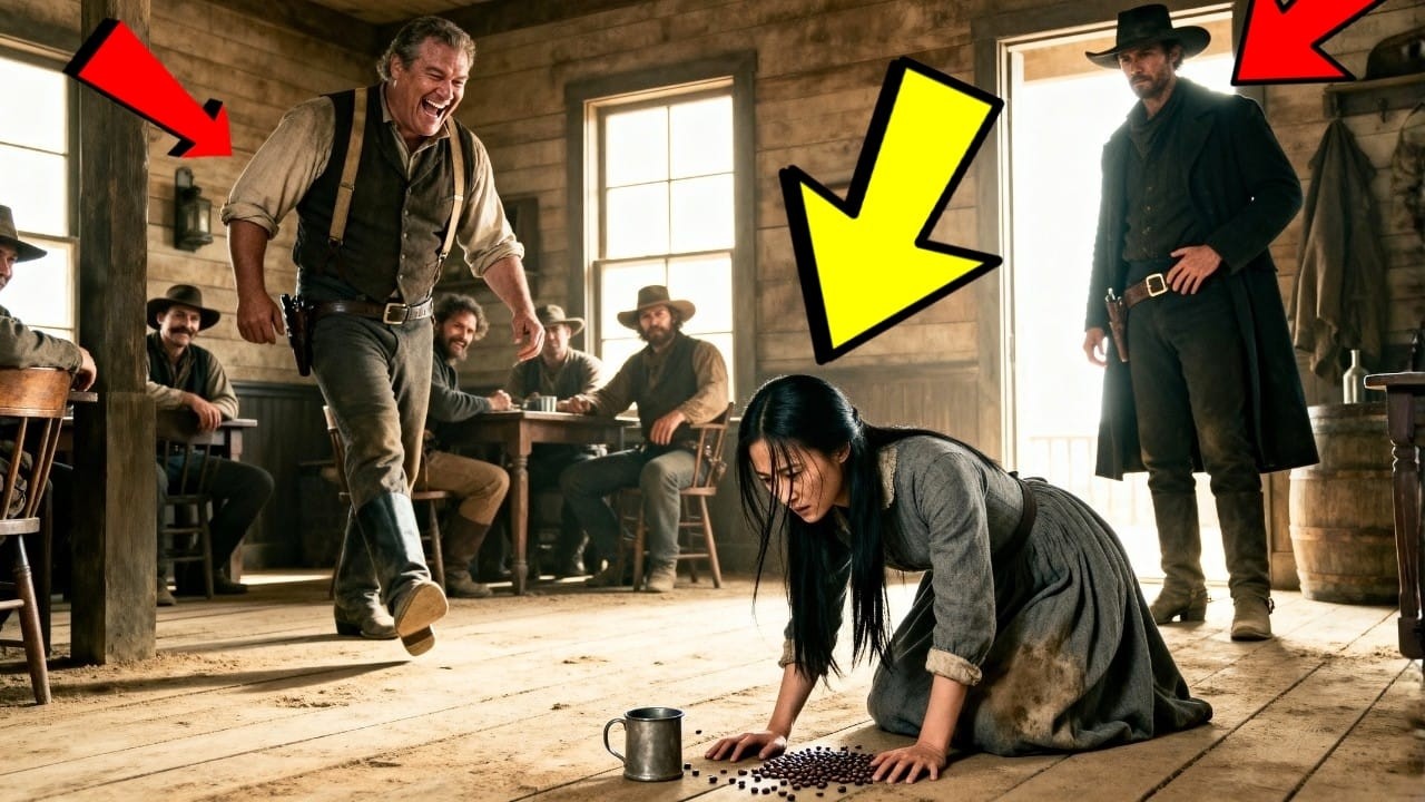 Униженная на полу салуна — пока первые слова стрелка не заставили всех замереть от страха.