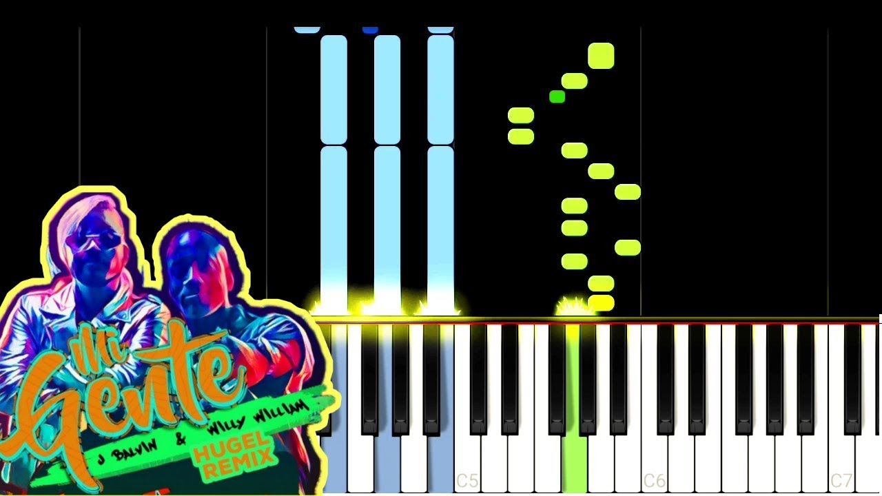 J. Balvin, Willy William - Mi Gente - Piano Cover || Piano Keys Of Fury || Synthesia ||