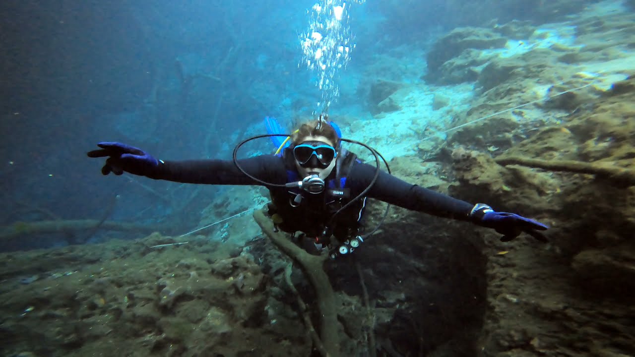 Scuba Diving At Peacock Springs Orange Grove Sink Cavern