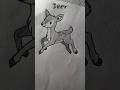 How to draw ✏️ Deer #drawing #art #sketch #howtodraw #shorts