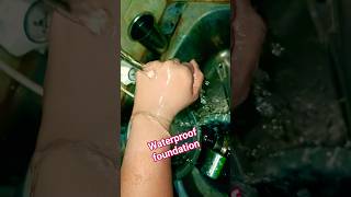 Waterproof Foundation Testing #nammalifemarum #shortsfeed #waterproof #trending #viral#youtubeshorts