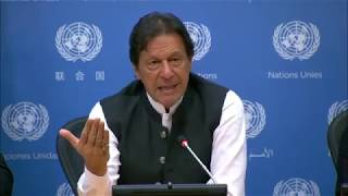 Prime Minister Of Pakistan Imran Khan Press Conference On Kashmir At United N
