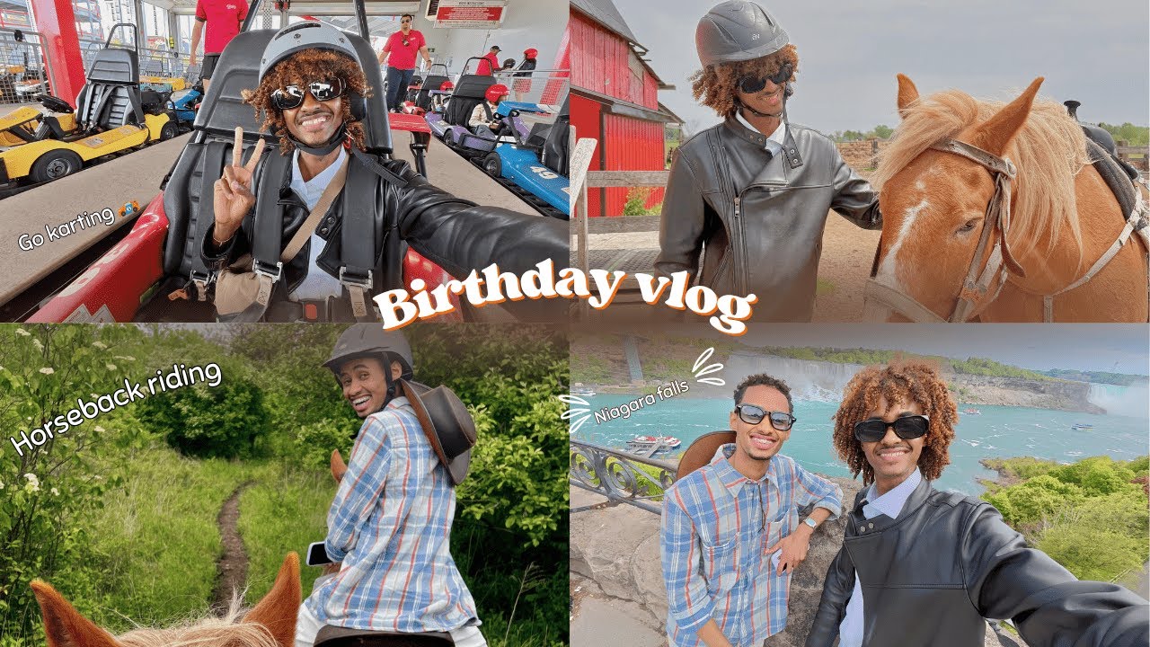 BIRTHDAY VLOG. HORSEBACK RIDING, NIAGARA FALLS.. MAALINTENA DHALASHADA O DHAMEYSTIRAN.