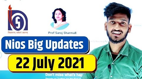 Nios Latest Updates | June Results | October Exam | On Demand Admission | TMA | Practical | TOC.