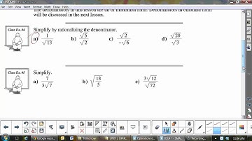 U2L4 Dividing Radicals