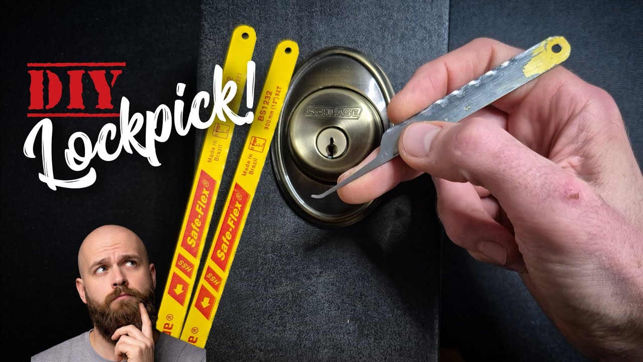 How to make a lockpick from a hacksaw blade