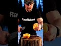 Crazy Good Wilderness Cooking Fire-Roasted Steak Glazed With Sweet Mandarins #food #cooking