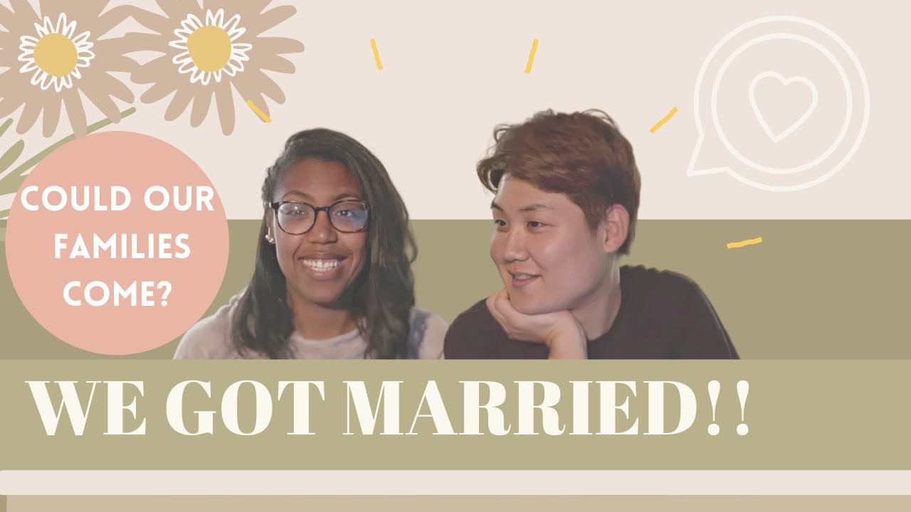 MR. & MRS. JEONG WEDDING STORY | International Couple | 국제커플 Black and Korean