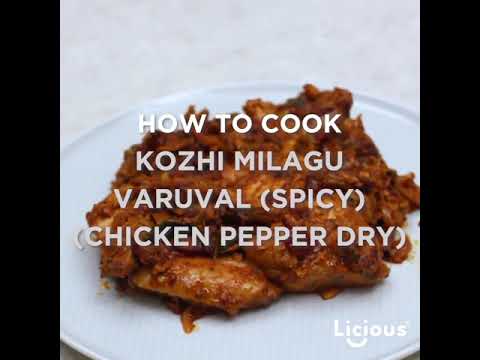 How to cook Licious Kozhi Milagu Varuval (Chicken Pepper Dry)