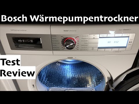 Bosch Home Professional Wärmepumpentrockner WTY887W3 im Test & Review Bosch Home Professional Wärmepumpentrockner WTY887W3 im Test & Review