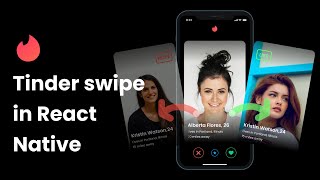 How to build Tinder Swipe Animation in React Native | Expo