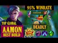 INSANE DAMAGE! AAMON BEST BUILD 2021 | TOP 1 GLOBAL AAMON BUILD | MOBILE LEGENDS