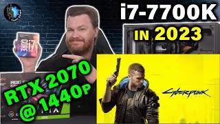 Cyberpunk 2077 — i7-7700K + RTX 2070 @ 1440p Ultra — Benchmark &amp; Live Game Play