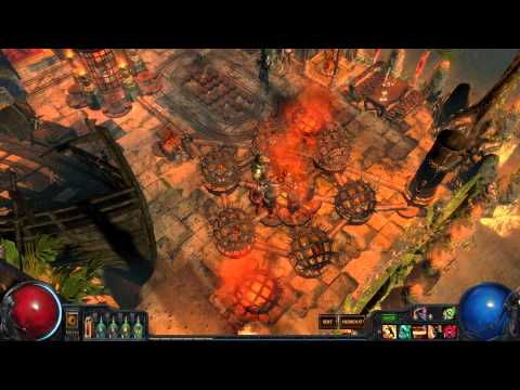 Path of Exile  Voidgate Portal effect in my coatal hideout