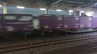 1072レ EF210-316 吹A257 JR草薙駅２番線 2026.7.24.18:35通過 🧅北海道 オホーツク コンテナまた登場❗️最後尾はJFEスチール🐟️🐠🐡