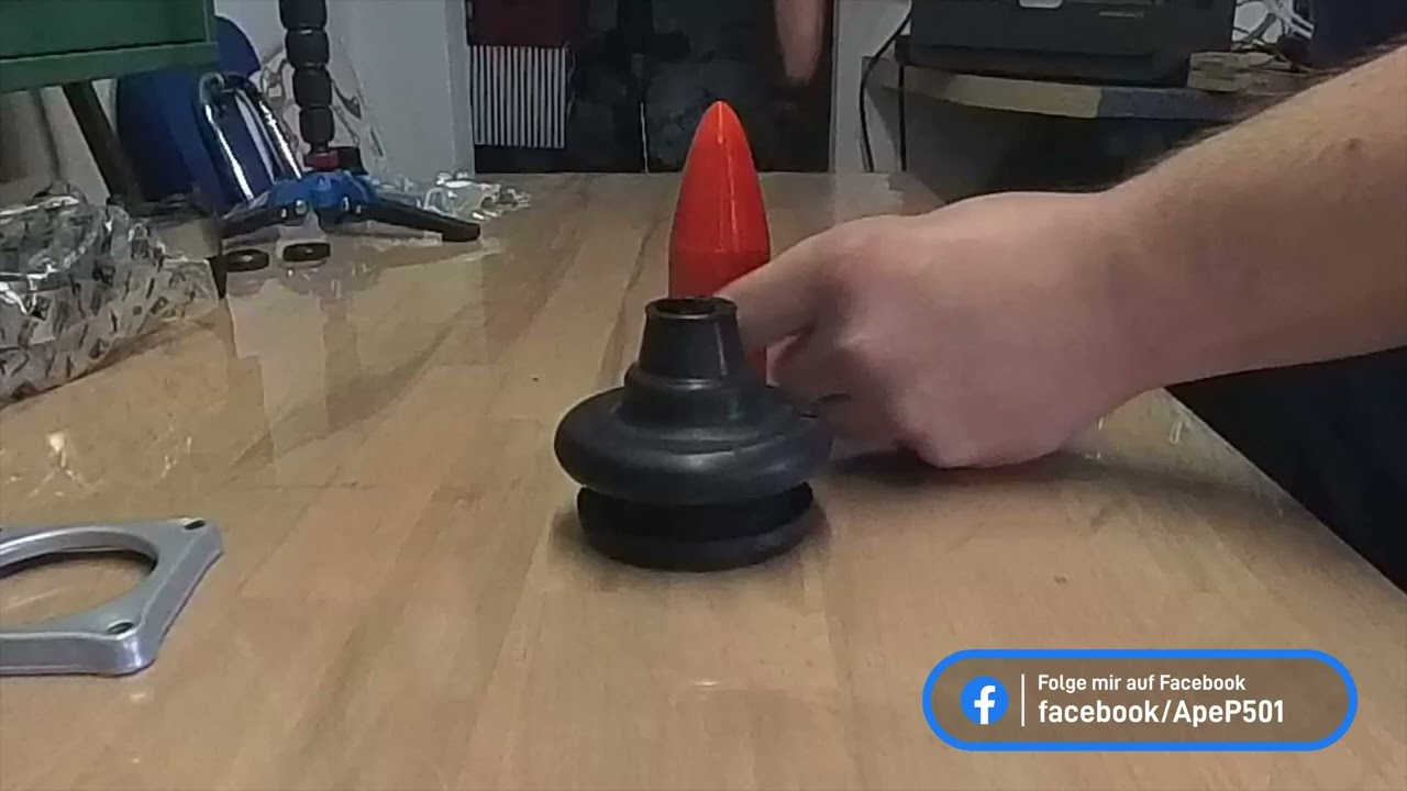 Piaggio Ape P501 Manschetten Montage mit Hilfswerkzeug