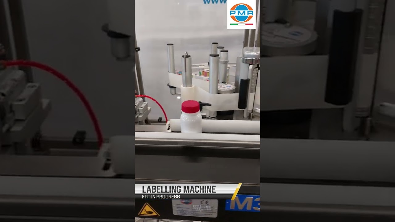 ETICHETTATRICE PER ETICHETTA AVVOLGENTE SU BARATTOLI DI INTEGRATORI – M3005T