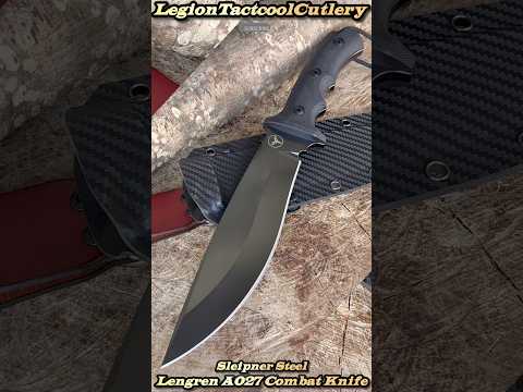 Lengren A027 Combat Knife in Sleipner Steel