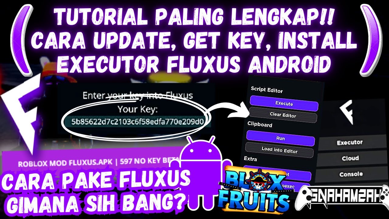 How to use the Fluxus android key?