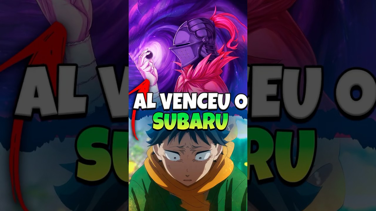 O Al é o Subaru de outra linha temporal?! 🤯 #rezero #shorts