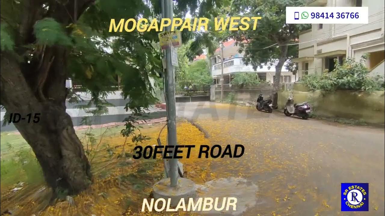 ID15 RESIDENTIAL PLOT FOR SALE IN MOGAPPAIR WEST NOLAMBUR VGN NGR