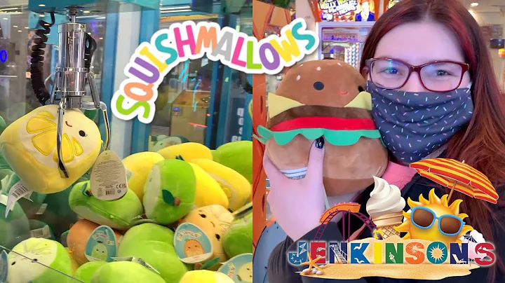 Squishmallow CLAW MACHINE Hunting Vlog at Jenkinson's Boardwalk!