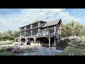 Waterfront home plan tour the redstone 3975