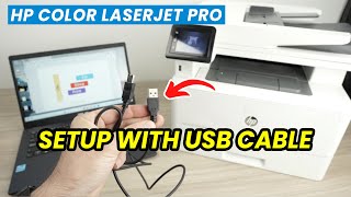 HP Color Laserjet Pro : Setup Using an USB Cable - PC & Mac