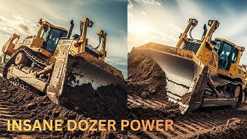 CAT D6R XL Bulldozer Masterclass! Insane Hill-Splitting Power to Build the Perfect Forest Road.