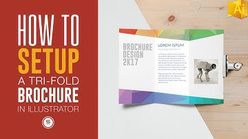 Trifold Brochure For Print In Illustrator - Illustrator Tutorial