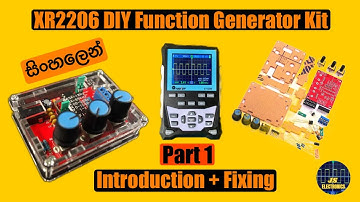 XR 2206 Function Generator Introduction & Fixing Part 1 - Sinhala