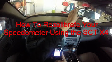 How To Correct and Recalibrate Your Speedometer