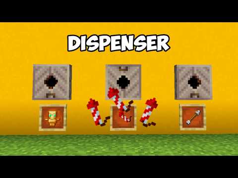 Minecraft: How To Build an Automatic Dispenser