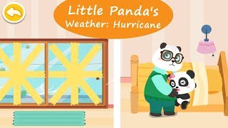 Little Panda's Weather Hurricane - SAFETY TIPS when a hurricane is approaching! | BabyBus Games screenshot 5