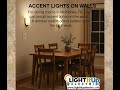Wall Accent Lighting Ideas for McKinney Dining Rooms | Light It Up Electric