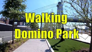 ⁴ᴷ Walking Tour of Domino Park, Williamsburg, Brooklyn, NYC