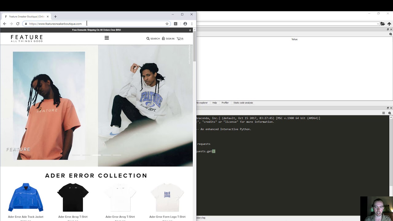 Creating a Shopify Shoe Bot in Python - [Part 1 Monitoring Shopify API ...
