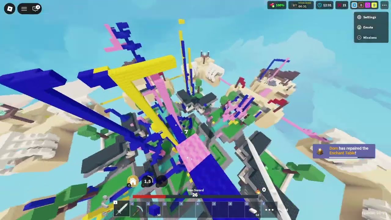 Carrying AC Mods In Squads...! (Roblox Bedwars)