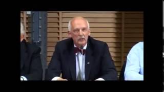 Debata prezydencka 8 z 10 kandydatów z UW (2010-09-06) Janusz Korwin Mikke