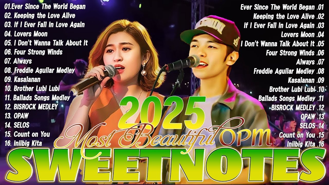 Sweetnotes 💞🔝SWEETNOTES Favourite Cover song🆕SWEETNOTES LIVE OPM Love band🎡 ...