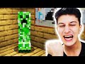 EVİME CREEPER GİRDİ 😱 Minecraft 5