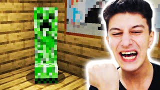 EVİME CREEPER GİRDİ 😱 Minecraft 5