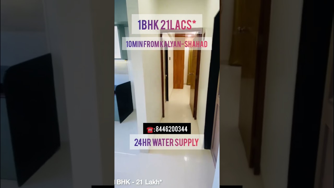1BHK 21Lacs located in kalyan Alexa smart home's 