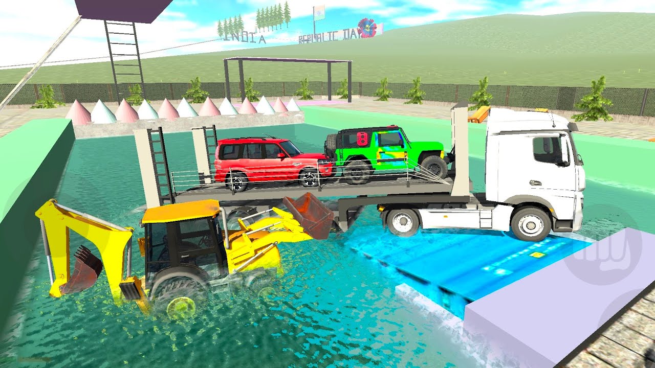 Swimming pool se truck ko nikalna. भूतिया swimming pool। #video