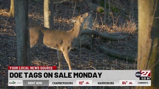 Doe tags go on sale Monday