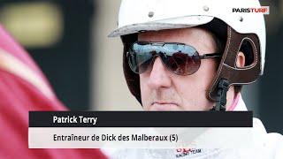 Patrick Terry, entraîneur de Dick des Malberaux (25/09 à Paris-Vincennes)