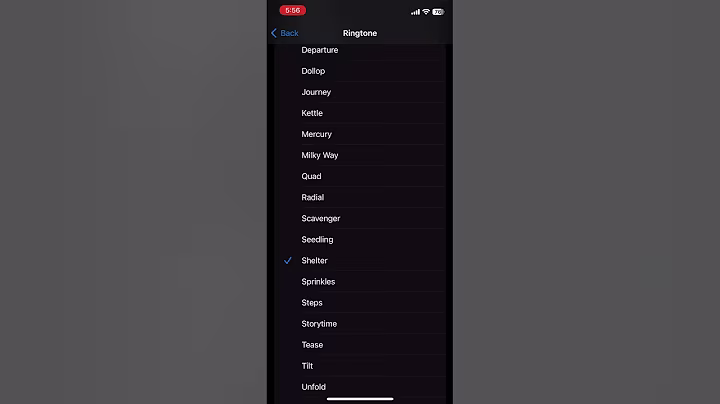 New iOS 17 RC ringtones and text tones